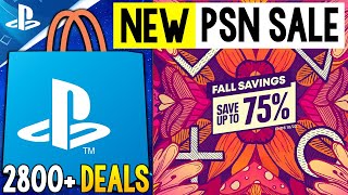 GIGANTIC NEW PSN SALE LIVE NOW PSN Fall Savings Sale 2800 Deals NEW PlayStation Deals 2024 [upl. by Lairbag940]