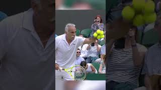 The Mansour Bahrami Trick Serve 🪄 [upl. by Rothstein848]