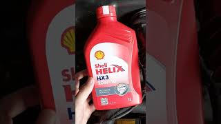 Oli Shell Helix HX3 di Mobil Avanza [upl. by Geiger60]