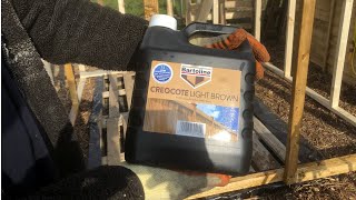 Bartoline Creocote Light Brown Oilbased Timber Treatment 4 Litre  Review creocote [upl. by Helfand]