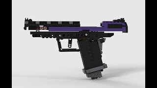 Deagle Variant tutorial  LEGO pistol instructions  Lias4 [upl. by Amehsyt]