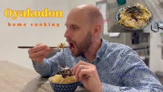 Easy Oyakodon Recipe I Home Cooking I Bormann Family Vlog [upl. by Gerdi]