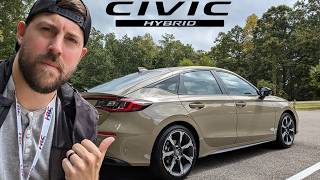 TESTED The 2025 Honda Civic Hatch proves HYBRIDS can be fun to drive RIP Prius [upl. by Anaek]