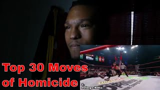 Top 30 Moves of 187 Homicide  Reaction [upl. by Nirehs]