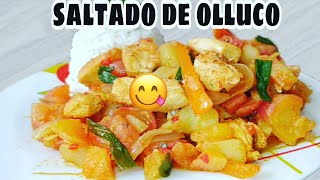 SALTADO DE OLLUCO CON POLLO 😋 Exquisito y Nutritivo Cocina Peruana 2022 [upl. by Steffen]