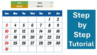 How to create dynamic Calendar in Google Sheet [upl. by Letram818]