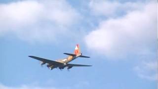 B17 Bomber over the Atlantic [upl. by Ennovihc]