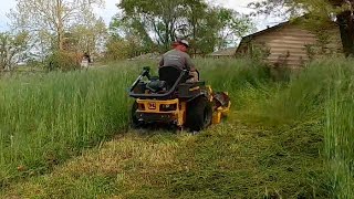 City Violates Their Own Mowing Policy  Cutting Crazy Tall Grass with Lawn Care Juggernaut [upl. by Savory]