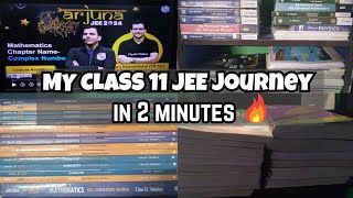 My Class 11 IIT JEE JOURNEY in 2 Minutes ❤ Revisiting my class 11 JEE Preparation FT ARJUNAJEE Pw [upl. by Jemina203]