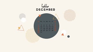 2018 December Calendar Printable With Holidays [upl. by Carlos]