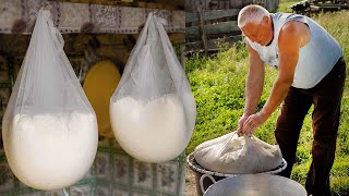 Traditional Cheese Making at a Romanian Sheepfold [upl. by Michon]