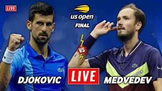 Djokovic vs Medvedev Live Stream  US Open 2023 FINAL  Novak Djokovic vs Daniil Medvedev Live [upl. by Hada]