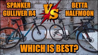 GRAVEL BIKE COMPARISON  SPANKER GULLIVER R4 vs BETTA HALFMOON [upl. by Rats]