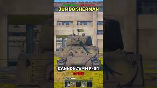 Weak spots of the Jumbo Sherman in War Thunder [upl. by Abigale]