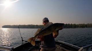 Minnesota Walleye Opener Weekend  Casting Jigs for Walleyes [upl. by Naujat]