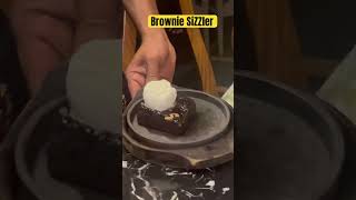 SiZZler Brownie ytshorts funny food [upl. by Irrak226]