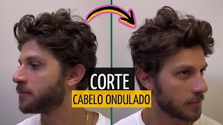 CORTE para HOMENS de CABELO ONDULADO  Haircut [upl. by Sivrup77]