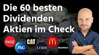 Die 60 besten Dividenden Aktien im Check [upl. by Market133]