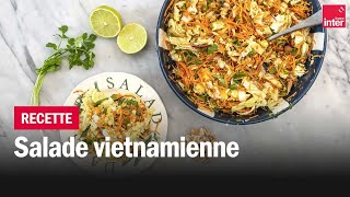 Salade vietnamienne  Les recettes de FrançoisRégis Gaudry [upl. by Daniell]