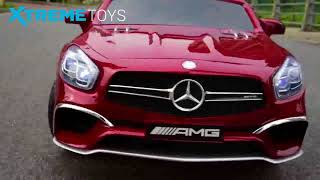 Kids MercedesBenz SL65 12V Electric Ride on Car Test Drive [upl. by Mahon441]