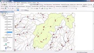 Watershed Delineation in GIS Very Easy Method [upl. by Cassandry]