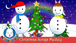 Christmas Songs for Kids with Lyrics  Xmas Medley [upl. by Silber]