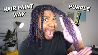 I TRIED HAIR PAINT WAX [upl. by Engel]