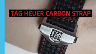 How To Replace Tag Heuer Carbon Strap [upl. by Dyanna844]