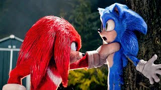 SONIC 2 LA PELÍCULA Extendido Clip  Knuckles lucha contra Sonic 2022 Español Latino [upl. by Marilla]