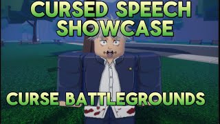 Cursed Speech Showcase  Curse Battlegrounds [upl. by Mott]