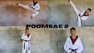 poomsae 2 teakwando ðŸ”¥ðŸ¥‹ðŸ‡³ðŸ‡µteakwando nepal [upl. by Haslam797]