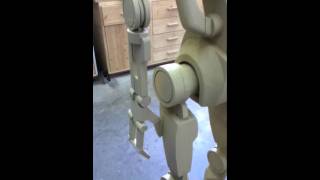 Star Wars Battle Droid wood replica [upl. by Nilre]