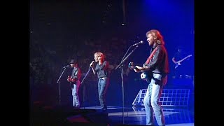 Bee Gees — Nights On Broadway Live at National Tennis Center 1989  One For All [upl. by Akemahs]