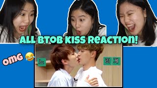 OMG 😂 All BTOB Kiss First Time Reaction [upl. by Accire593]