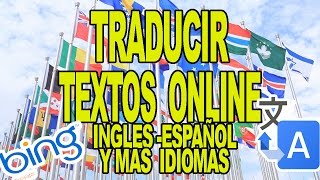 COMO TRADUCIR DE INGLES A ESPAÑOL  Como Traducir textos de Ingles Español Traductor De Google [upl. by Neraa]