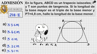 Ejercicios de geometría pre universitaria  UNMSM 2011II  Ejercicios de examen de admisión [upl. by Timmie]