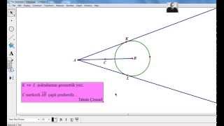 Değme Noktalarının Geometrik Yeri Geometers Sketchpad 5 [upl. by Livvy]