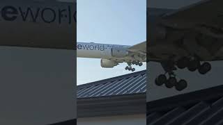 Slow Motion to Full Speed Qatar Airways One World Livery A7BAG Adelaide planespotting [upl. by Patric]