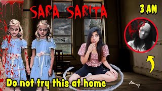 THE SARA SARITA RITUAL at 333AM Do not try this at home😱😨 [upl. by Yeargain]