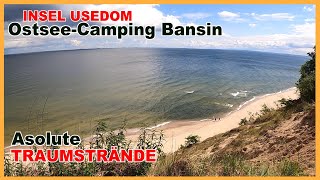 Insel Usedom quotOstseeCamping Bansinquot mit dem Rad nach Ückeritz Heringsdorf Ahlbeck u Swinemünde [upl. by Avitzur]