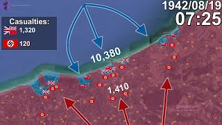 The Dieppe Raid in 45 seconds using Google Earth [upl. by Ycinuq]