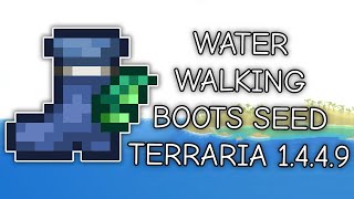 Water Walking Boots Seed Terraria 1449 [upl. by Eicyak]