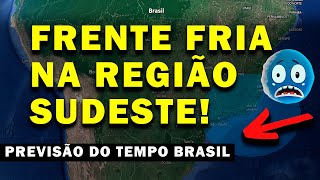 URGENTE FRENTE FRIA NA REGIÃO SUDESTE E NOVA PREVISÃO INDICA TEMPORADA DE FURACÕES ATIVA EM 2023 [upl. by Feola]