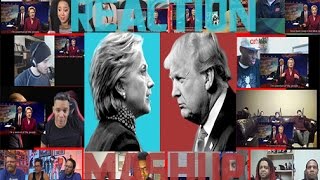 Epic Rap Battles of History quotDonald Trump vs Hillary Clintonquot Reaction Mashup [upl. by Thalia]