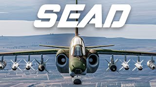 SEAD Missions Are TERRIFYING  DCS SU25T SEAD Over Syria [upl. by Niall]