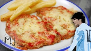 MILANESA A LA NAPOLITANA  La comida favorita de Leo Messi [upl. by Cicely]