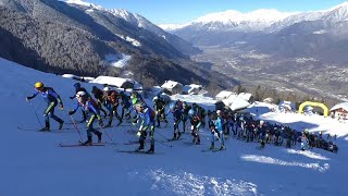 34° Valtellina Orobie  gara di sci alpinismo ad Albosaggia [upl. by Yhtir]