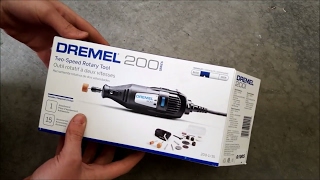 Dremel 200 Series UnBoxing Test and Review [upl. by Nitsud]