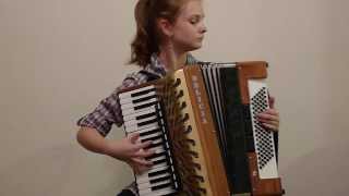 Oči černé ruská píseň  Accordion [upl. by Ahsinot]