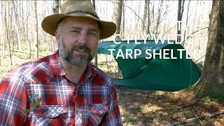 The CFly Wedge Tarp Shelter  A Classic Tarp Layout [upl. by Postman]